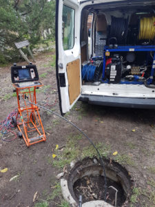 Surveying a 225mm Sewer Pipe at Collaray Plateau